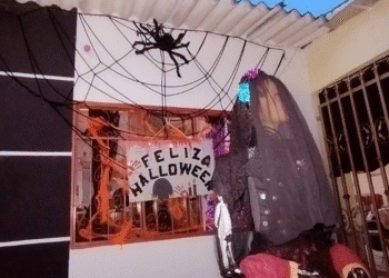Casas decoradas sorprenden en Halloween en Barrancabermeja