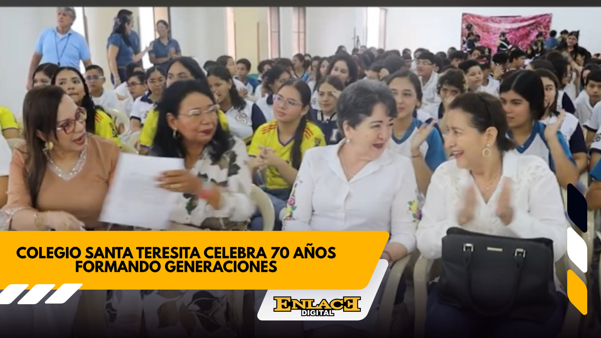 Colegio santa teresita celebra 70 años de historia   enlace televisión barrancabermeja | noticias deportes y entretenimiento en santander