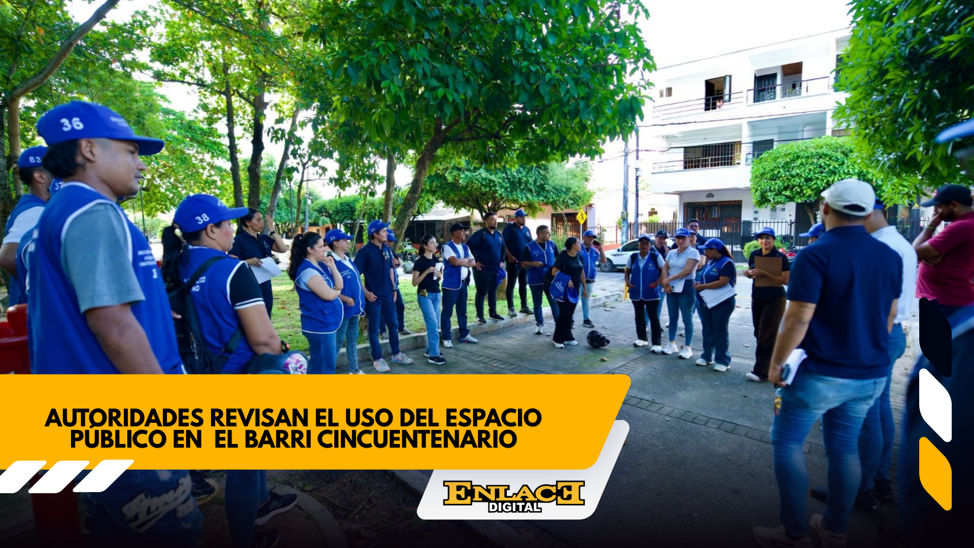 Revisan el espacio público en el barrio cincuentenario   enlace televisión barrancabermeja | noticias deportes y entretenimiento en santander