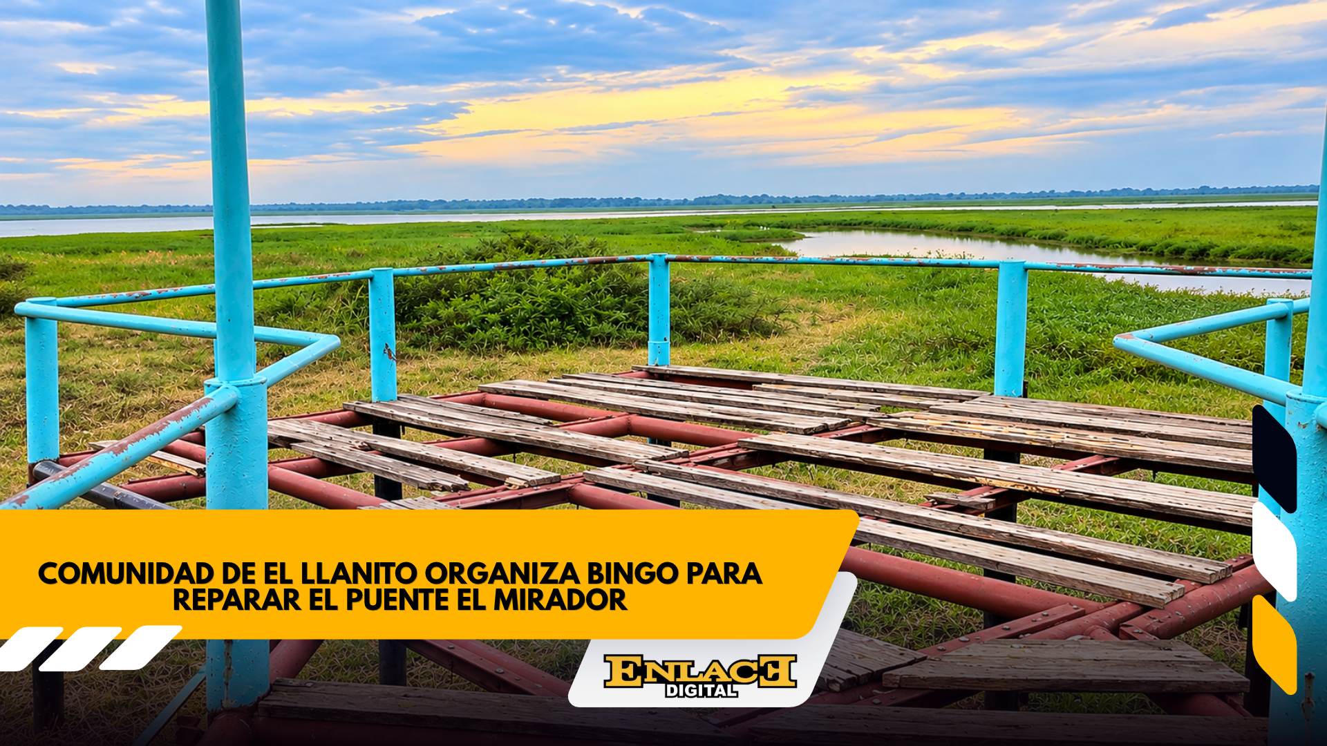Comunidad de el llanito organiza bingo para reparar el puente el mirador   enlace televisión barrancabermeja | noticias deportes y entretenimiento en santander