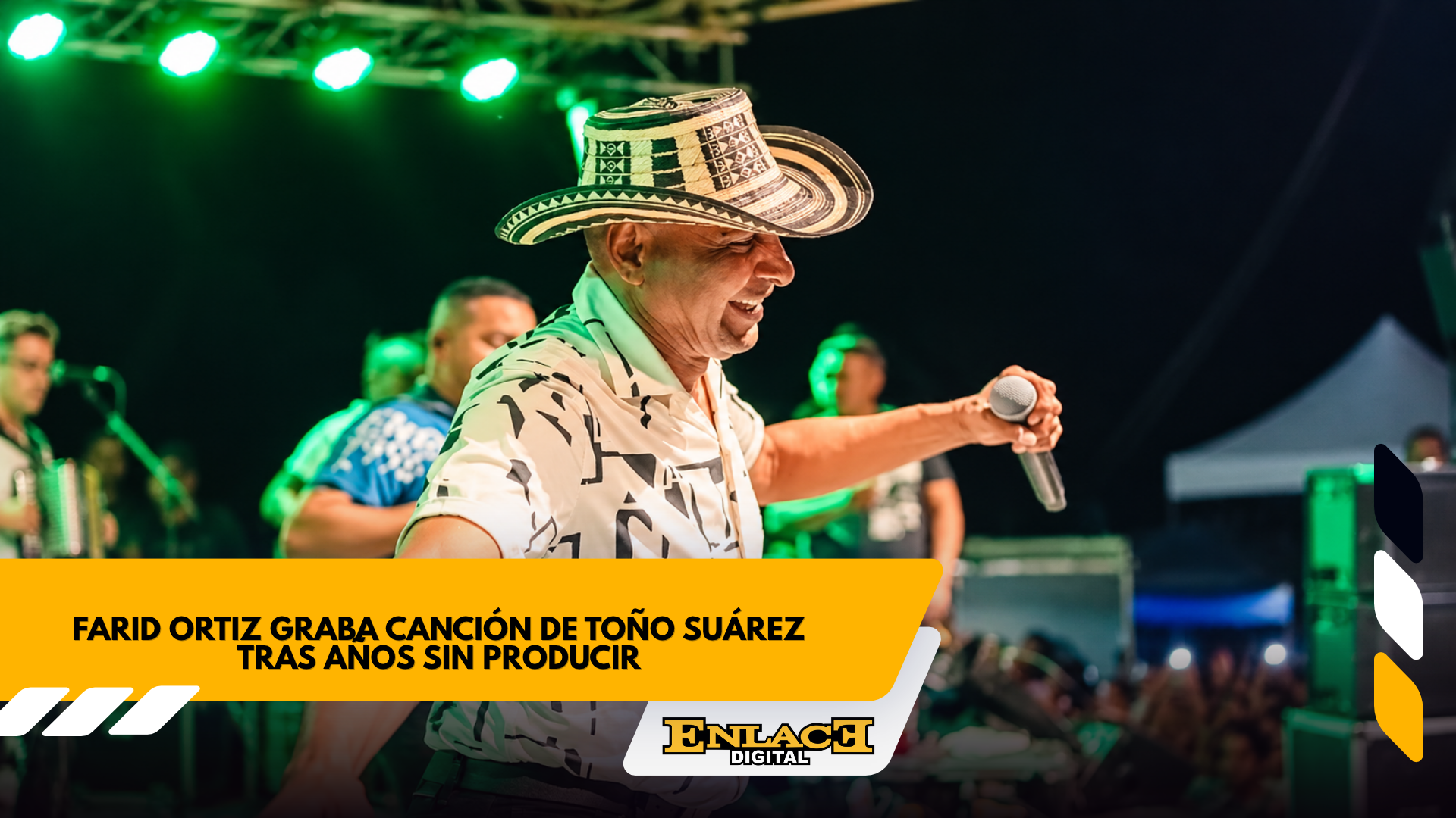 Toño suárez celebra la grabación de su canción por farid ortiz   enlace televisión barrancabermeja | noticias deportes y entretenimiento en santander