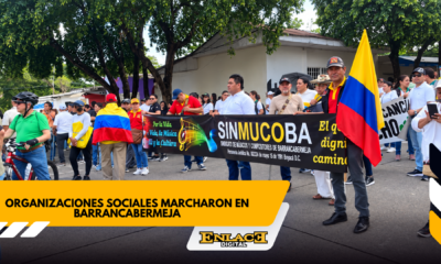 Sindicatos y organizaciones sociales marcharon en barranca   enlace televisión barrancabermeja | noticias deportes y entretenimiento en santander