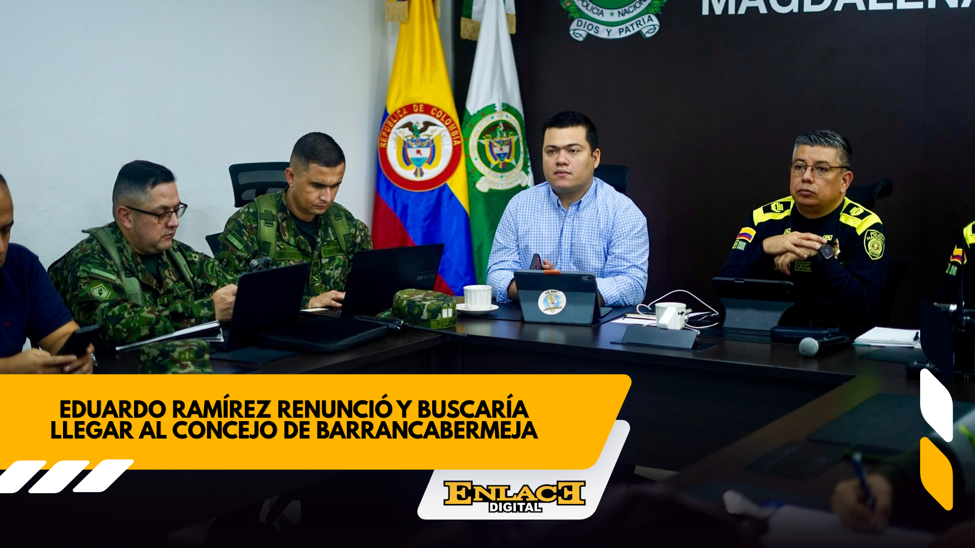 Eduardo ramírez renunció y buscaría llegar al concejo   enlace televisión barrancabermeja | noticias deportes y entretenimiento en santander