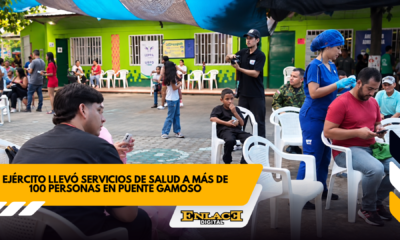 Ejército realizó jornada de salud en puente gamoso   enlace televisión barrancabermeja | noticias deportes y entretenimiento en santander