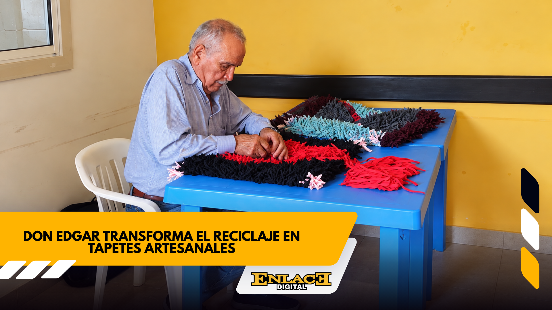 Don edgar convierte el reciclaje en arte   enlace televisión barrancabermeja | noticias deportes y entretenimiento en santander
