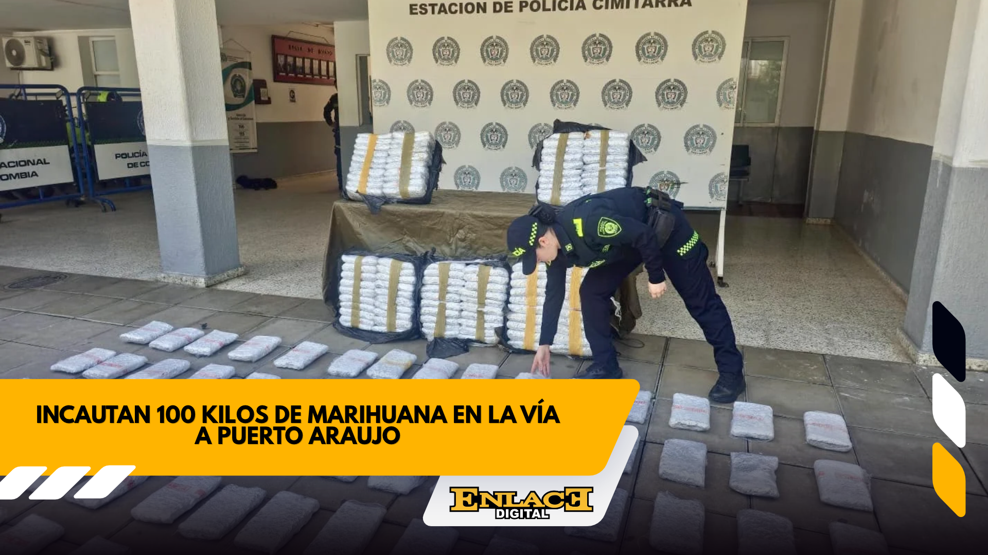 Pagina web uso40 enlace televisión barrancabermeja | noticias deportes y entretenimiento en santander Incautan 100 kilos de marihuana en la vía a puerto araujo enlace televisión barrancabermeja | noticias deportes y entretenimiento en santander