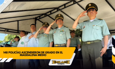 148 policías ascendieron de grado en el magdalena medio   enlace televisión barrancabermeja | noticias deportes y entretenimiento en santander