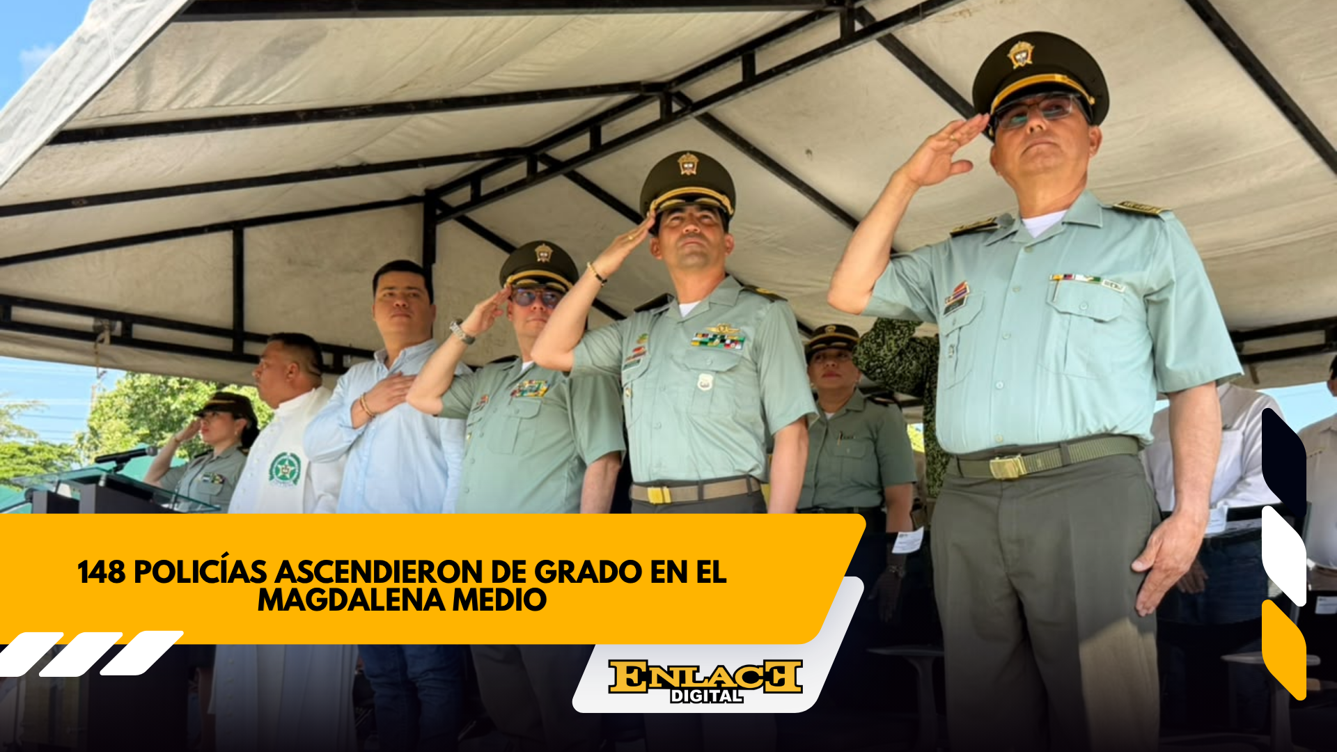 148 policías ascendieron de grado en el magdalena medio   enlace televisión barrancabermeja | noticias deportes y entretenimiento en santander